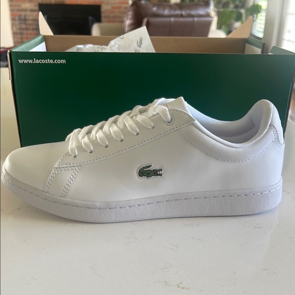 Lacoste White Sneakers Classic Tennis-Inspired Design